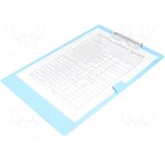 105-0006, Зажимная шайба; ESD; A4; 1шт; Мат-л: ПВХ