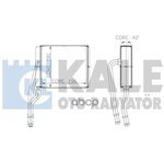 177400, Радиатор отопителя для а/м Ford Focus I (98-)