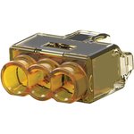 2324697-3, Изоляционный колпачок, Обжим, 22 AWG, 12 AWG, 2.5 мм², Оранжевый