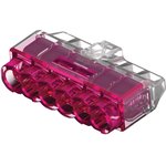 2324697-6, Изоляционный колпачок, Обжим, 22 AWG, 12 AWG, 2.5 мм², Фиолетовый