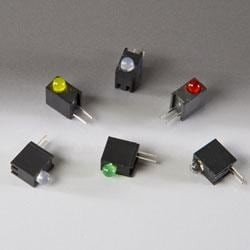 H101CYDL, LED Circuit Board Indicators LED Assmbly Yellow Single Level 585nm