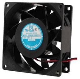 Фото 1/2 OD8038-24HBIP69K, DC Fans DC Fan, 80x80x38mm, 24VDC, 71CFM, 0.3A, 49dBA, 5000RPM, Ball, Wire, IP69K