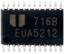 (EUA5212QIR1) микросхема AUDIO AMP. EUA5212QIR1 TSSOP-24