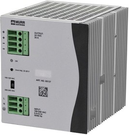 85137, Eco-Rail Switched Mode DIN Rail Power Supply, 173 264V ac ac Input, 24V dc dc Output