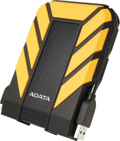 Фото 1/10 Жесткий диск внешний ADATA HD710 Pro AHD710P-1TU31-CYL 1TB 2.5" USB 3.1, IP68, Shock Sensor, Yellow, Retail {20}, (460660)