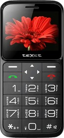 Фото 1/2 Мобильный телефон teXet TM-B226 черный-красный