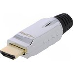 CHP001, Разъем: HDMI; вилка; "папа"; позолота; на провод; прямой