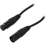 FC619110, Audio Cable, XLR 3-Pin Plug - XLR 3-Pin Socket, 10m