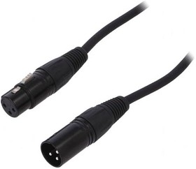 Фото 1/2 FC619110, Audio Cable, XLR 3-Pin Plug - XLR 3-Pin Socket, 10m