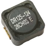 DR125-100-R, 0125 Shielded Wire-wound SMD Inductor with a Ferrite Core ...