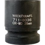 Головка торцева ударная 1, 6 гр. 36 мм WDK-711-8036