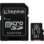 Карта памяти Kingston microSDHC 512GB microSDXC Class10 UHS-I Canvas Select up ...