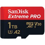 Micro SecureDigital 1TB SanDisk Extreme Pro microSD UHS I Card for 4K Video on ...