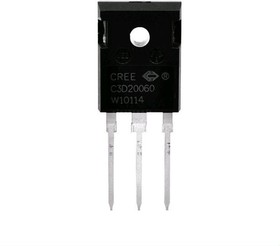 Фото 1/2 C4D40120D, Diode Schottky SiC 1.2KV 113A 3-Pin(3+Tab) TO-247