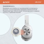 Наушники мониторные A4Tech 2Drumtek BH300 1м белый/серый беспроводные bluetooth ...