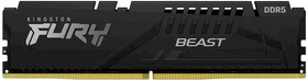 Фото 1/10 Память DDR5 8Gb 4800MHz Kingston KF548C38BB-8 Fury Beast RTL Gaming PC5-38400 CL38 DIMM 288-pin 1.1В Intel single rank с радиатором Ret