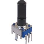 100kΩ Rotary Potentiometer 1-Gang, Panel Mount (Through Hole), PTV09A-4020U-B104