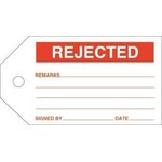 QMT121, Wire Labels & Markers TAG REJECTED Sold by Pack of 100