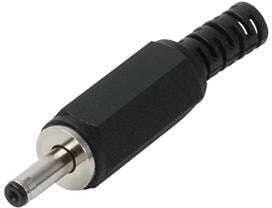 Фото 1/2 PP-017, DC Power Connectors power plug, 0.9 x 3.2 x 9.0 mm, straight, cable mount