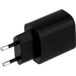 16-0283, Сетевое зарядное устройство 2 x USB, 5V, 2.4 A, черное