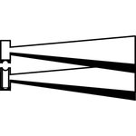 SM110.SA.1, 120 mm, Polyester (Handle), Stainless Steel (Body), Flat, Tweezers