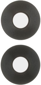 Фото 1/3 Стекло задней камеры для Infinix Hot 12i (X665B) (без рамки) (черный)