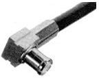 1060787-1, MCX Connector - Plug - Male Pin - 50 Ohms - Snap-On Fastening - 6 GHz - 1 Port - 335 V - Solder Termination.