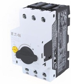 PKZM0-10, Автоматический выключатель защиты двигателя 10А, 3 полюса, Icu=150кА, диапазон уставки 6,3...10А