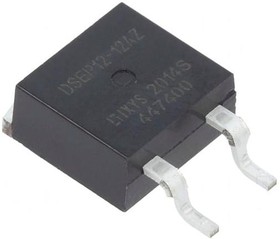 DSEP12-12AZ-TUB, Диод: выпрямительный; SMD; 1,2кВ; 12А; 40нс; Упаковка: туба; 95Вт