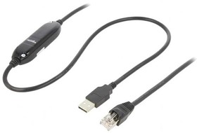 Фото 1/2 TCSMCNAM3M002P, USB Cables / IEEE 1394 Cables USB to RS485 cordset RJ45 plug