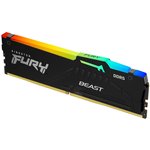 Память DDR5 32GB 6000MHz Kingston KF560C36BBEA-32 Fury Beast Black Expo RGB RTL ...