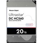 Жесткий диск WD SATA-III 20TB 0F38785 WUH722020BLE6L4 Server Ultrastar DC HC560 ...