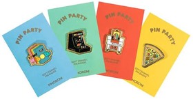PIM329, Gadgets & Gizmos Pimoroni Pin Party Enamel Pin Badge - Four Pin Bundle