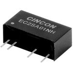 EC2SA23NH, Isolated DC/DC Converters - Through Hole 2W 24VDC in 15VDC out 134mA