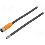 Y92E-M12PURSH8S2M-L, Соединительный кабель, M12, PIN 8, прямой, 2м, вилка, 4А ...