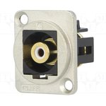 CP30231M, Соединитель, гнездо RCA, с обеих сторон, Корп: стандарт XLR