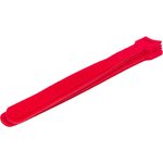 Стяжка-липучка с мягкой пряжкой, 210x16мм, красная, 10шт. NMC-CTV210-16-SB-RD-10