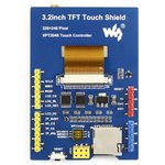 Фото 3/4 3.2inch TFT Touch Shield, TFT дисплей 320×240px с резистивной сенсорной панелью совместимый с Arduino UNO/Leonardo, UNO PLUS