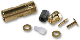 R114003000, RF Connectors / Coaxial Connectors SMB / STRAIGHT PLUG CLAMP TYPE CABLE 2/50 S