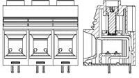 1986242-4, Fixed Terminal Blocks 15.0mm Green 4 posn