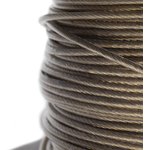 09-5320, Трос стальной в ПВХ оплетке d=2,0мм, прозрачный (бухта 200м)