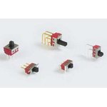 500SDP1S1M6QEA, Slide Switches 5A 120VAC or 28VDC On-None-On DPDT
