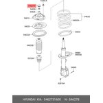 5462731600, Колпак защитный гайки амортизатора HYUNDAI/KIA