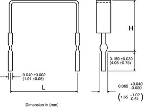 15mΩ Fixed Resistor 3W ±1% MSR-3 R015 F