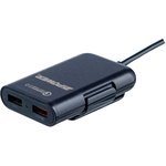 PM6672, USB зарядное устройство с удлинителем, QC3.0 5 В/3,1 А, 3 USB 5 В/4,8 A ...