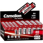 Camelion Plus Alkaline COMBO40 (20LR6 + 20LR03-CB, батарейка АА/ААА 1.5В)