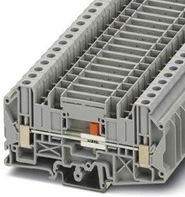 3072815, UT Series UT 6-T/SP Terminal Block Connector, 2-Way, 41A, 0.2 10 mm² Wire, Screw Termination