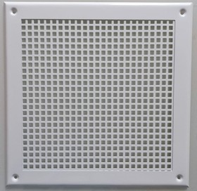 Вентиляционная решетка металлическая на саморезах 250x250мм VRQ00250S