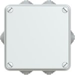 150916, Grey Thermoplastic Junction Box, IP55, 100 x 100 x 50mm