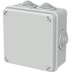 150916, Grey Thermoplastic Junction Box, IP55, 100 x 100 x 50mm